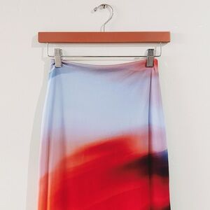 feners | tu x mi reversible skirt / mini dress in rosella ↷